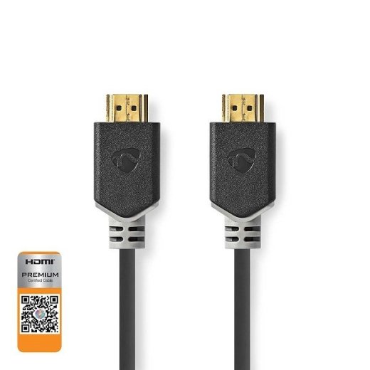 Nedis CVBW34050AT50 HDMI™ Kabelis ar Ethernet