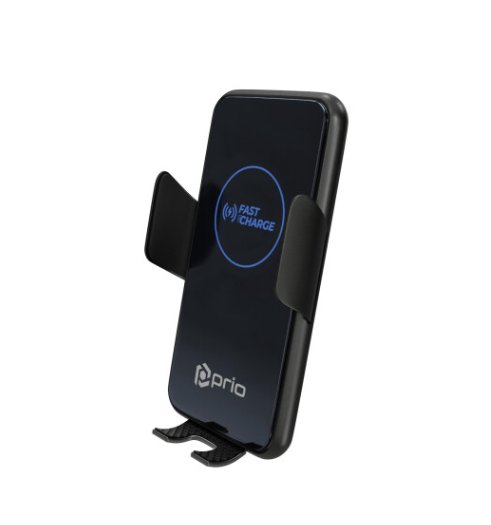 Prio Fast Charge Bezvadu Auto Lādētājs
