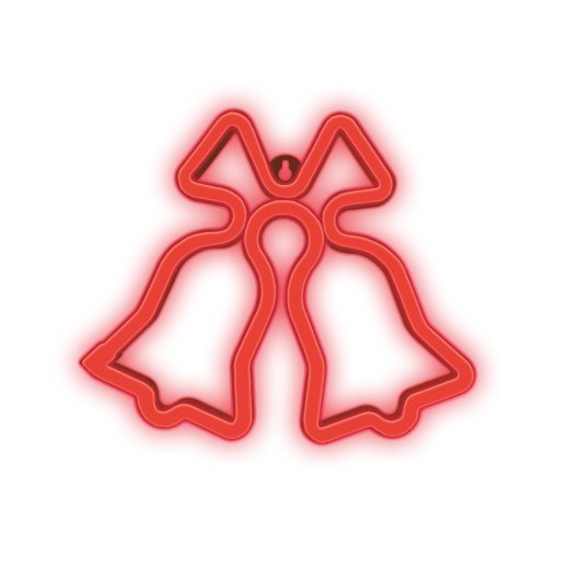 Forever Light FLNE17 CHRISTMAS BELLS Neon