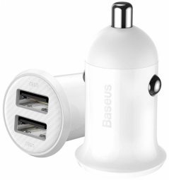Baseus Grain Pro Auto Lādētājs  USB-A