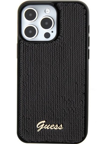 Guess HC Sequin Script Metal Case