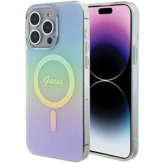 Guess IML MagSafe Iridescent Case Aizsargapvalks
