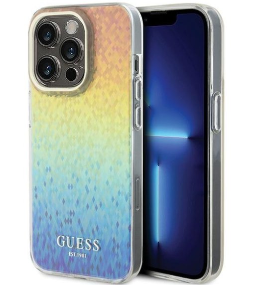 Guess IML Faceted Mirror Disco Iridescent
