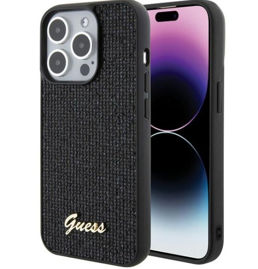 Guess HC Sequin Script Metal Case