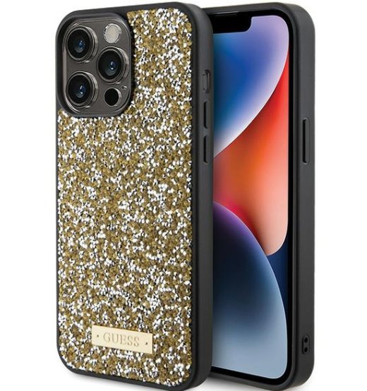 Guess Rhinestone Metal Logo Case Aizsargapvalks