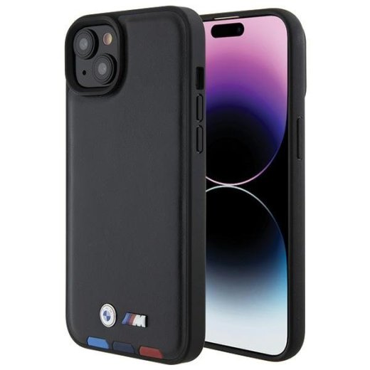 BMW Leather Stamp Tricolor Back Case