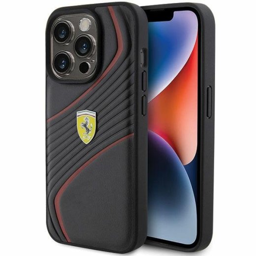 Ferrari Twist Metal Logo Back Case