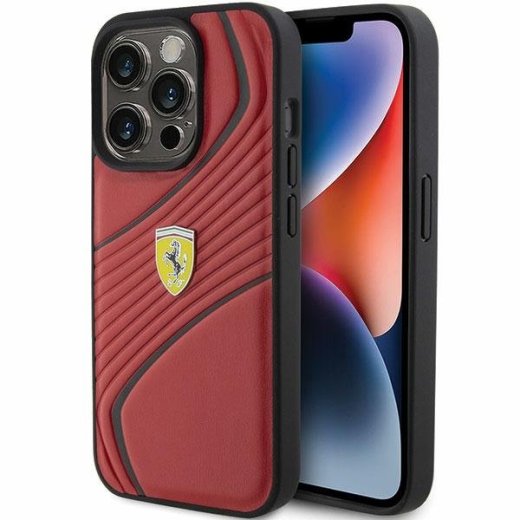 Ferrari Twist Metal Logo Back Case