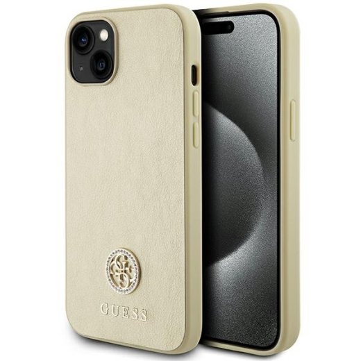 Guess Strass Metal Logo Back Case