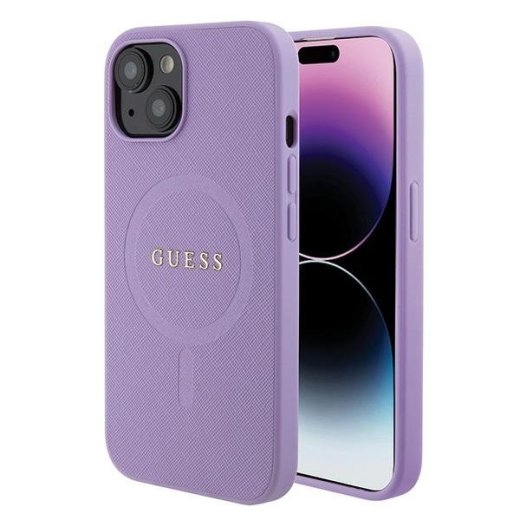 Guess Saffiano MagSafe Back Case Aizsargapvalks