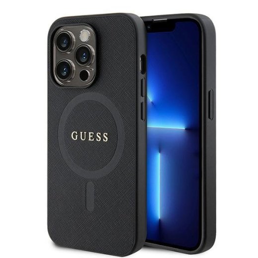 Guess Saffiano MagSafe Back Case Aizsargapvalks