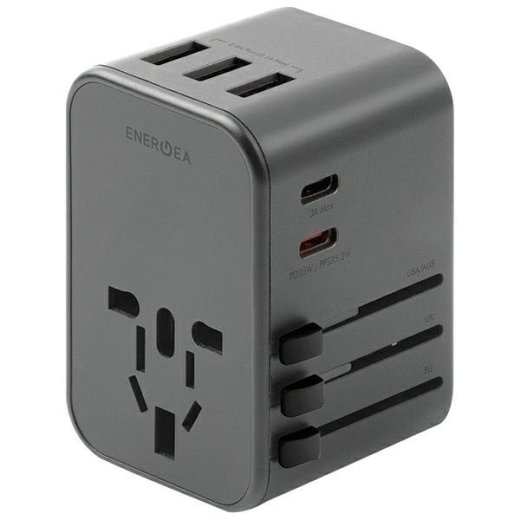 Energea TravelWorld USB-C PD Universālais Adapteris