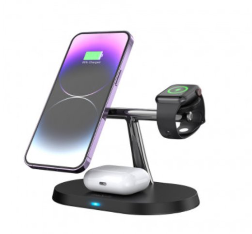 Maxlife MXWC-03 Bezvadu 3in1 Lādētājs 15W