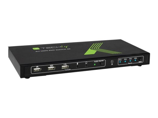 TECHLY 028702 4-port HDMI/USB KVM switch