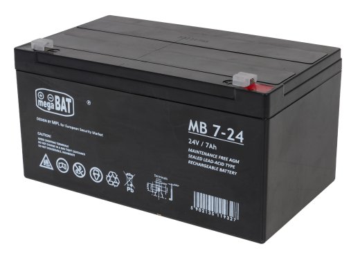 ROGER megaBAT MB 7-24 Battery 24V