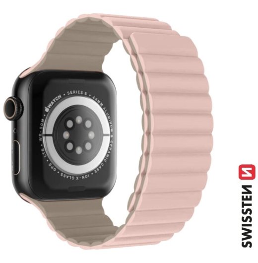 Swissten Silikona Magnētiskā Siksniņa priekš Apple