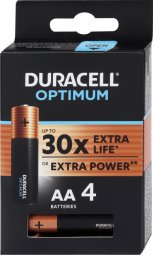 Duracell Optimum AA Alkaline Baterijas 4gab