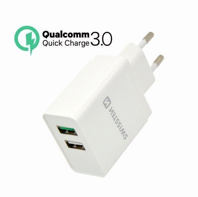 Swissten Premium Tīkla Lādētājs Qualcomm 3