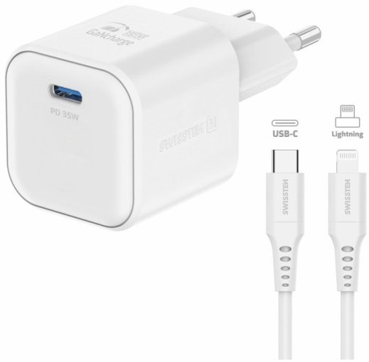 Swissten Tīkla Lādētājs GaN USB-C 35W