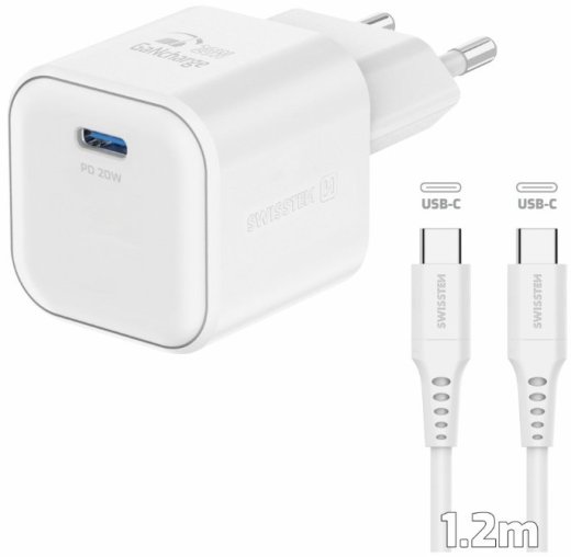 Swissten Tīkla Lādētājs GaN USB-C 20W