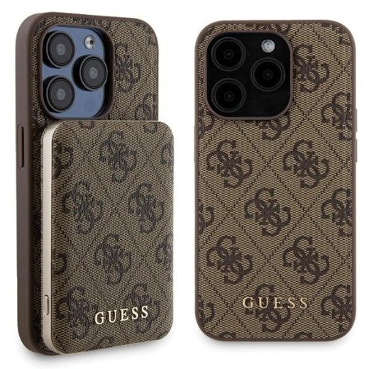 Guess GUBPM5P15L4GEMGW Aizmugurējais Apvalks + Ārējais
