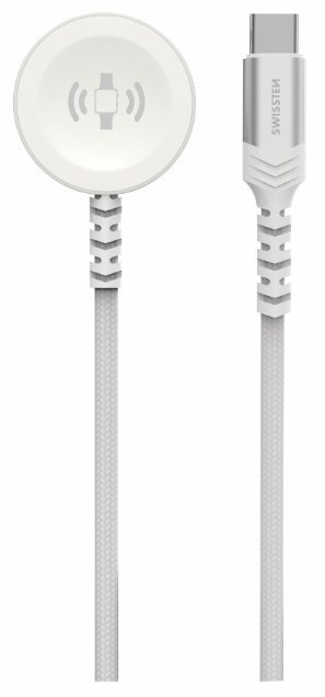 Swissten Braided Metal Pīts Magnētiskais Bezvadu
