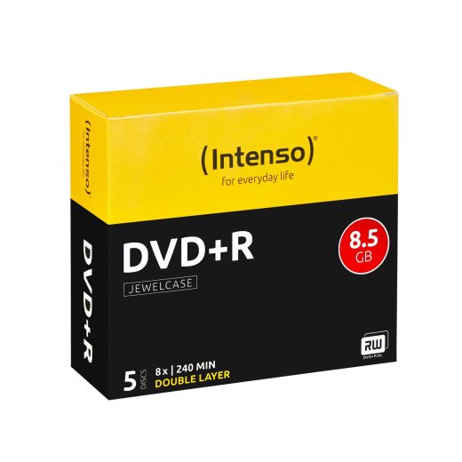 INTENSO DVD+R 8,5GB, 8x Speed
