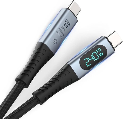 RoGer PD24VB USB-C 4.0 Kabelis