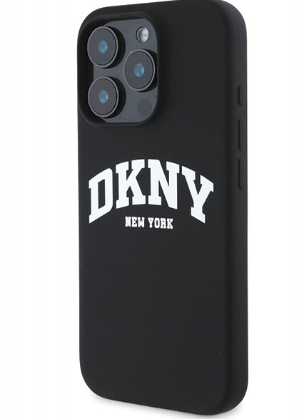 DKNY Silicone White Printed Logo MagSafe