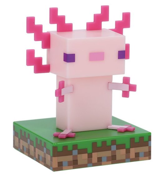 Paladone Icon Light Minecraft Axolotl Galda