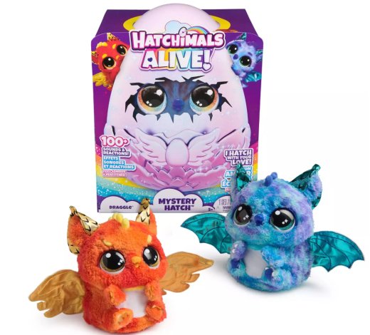 ROGER Hatchimals Alive Mystery Hatch Draggle