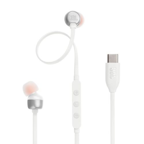 JBL TUNE 310C USB Cabled Earbuds White