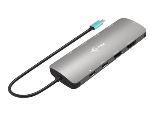 I-TEC USB-C Metal Nano Dock 2x