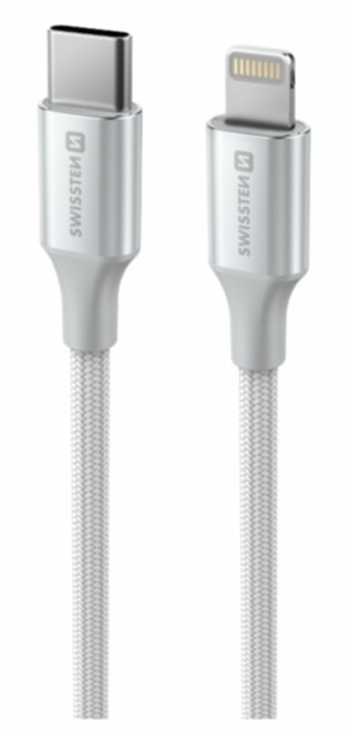 Swissten Textile II USB-C - Lightning
