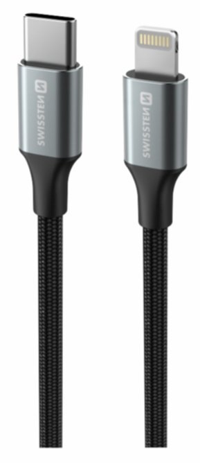 Swissten Textile II USB-C - Lightning