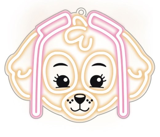 Forever Paw Patrol Neona lampa