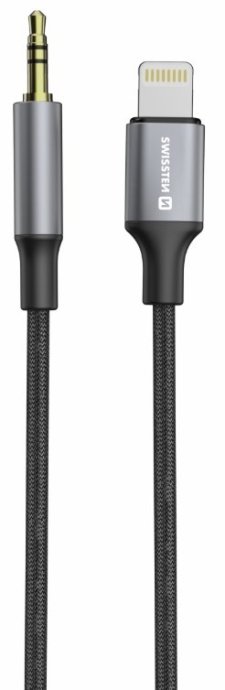Swissten Audio Adapter Textile Lightning -