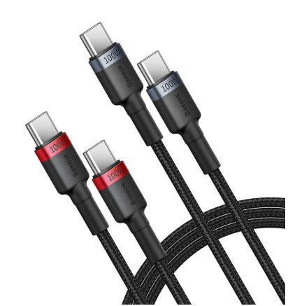 Baseus Cafule USB-C 100W Vads 1m