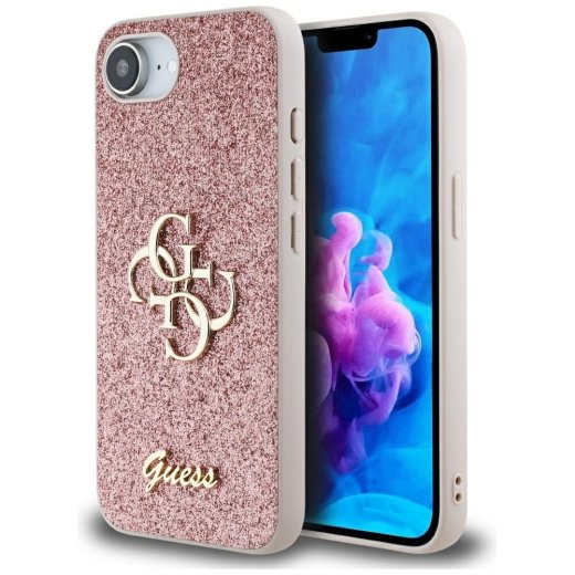 Guess PU Fixed Glitter 4G Metal