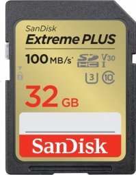 SanDisk Extreme Plus SDHC Atmiņas Karte