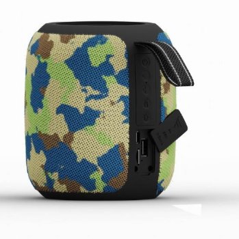 Gembird SPK-BT-LED-05-CM Bluetooth Portatīvais skaļrunis Kamuflāža