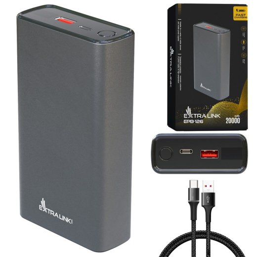 Extralink EPB-126 Portatīvais akumulators 20000mAh