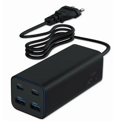 Gembird TA-UC-2A2C-PD100-01-BK Universālais Tīkla Lādētājs USB
