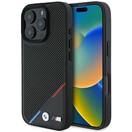 BMW M Perforated Tricolor Line MagSafe