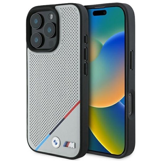 BMW M Perforated Tricolor Line MagSafe