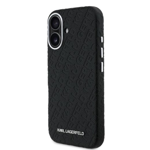 Karl Lagerfeld Grained PU Repeated Logo