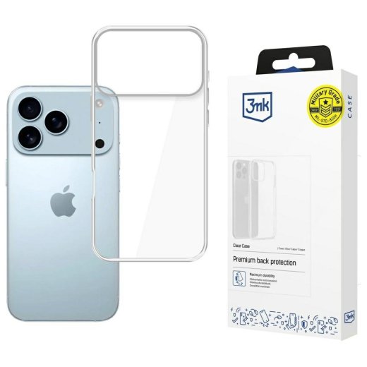3MK Clear Case Aizsargapvalks priekš Apple