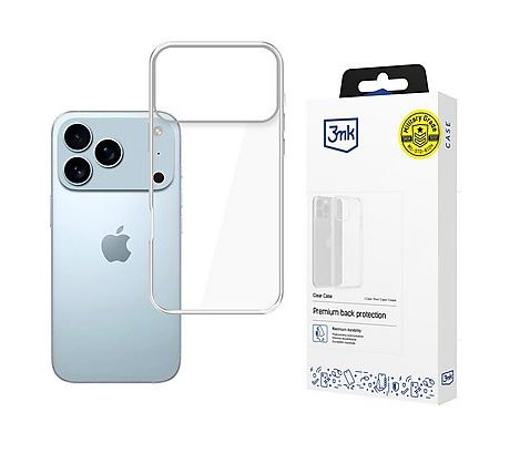 3MK Clear Case Aizsargapvalks priekš Apple iPhone 17 Pro