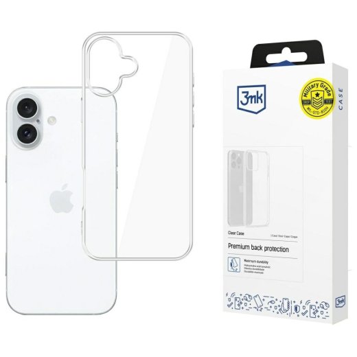 3MK Clear Case Aizsargapvalks priekš Apple iPhone 17
