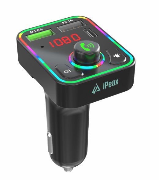 IPeax RGB FM Bluetooth Transmitter Raidītājs